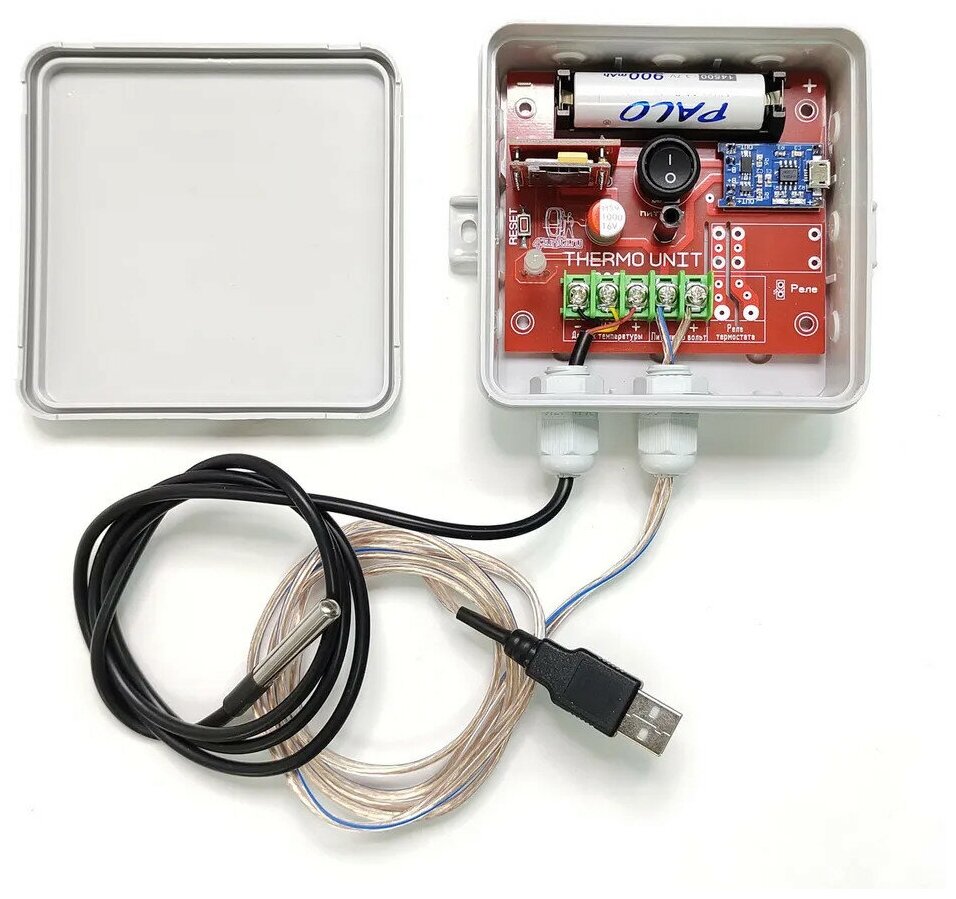 фото GSM-термометр, сигнализатор пропадания сети 220 В с аккумулятором