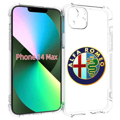 Чехол MyPads альфа-ромео-2 мужской для iPhone 14 Plus (6.7) задняя-панель-накладка-бампер чехол mypads альфа ромео 2 мужской для iphone 14 pro max задняя панель накладка бампер