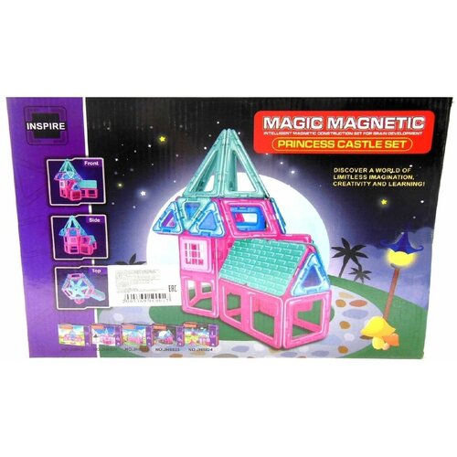 фото Магнитный конструктор magic magnetic, дом феи, 57 pcs нет бренда