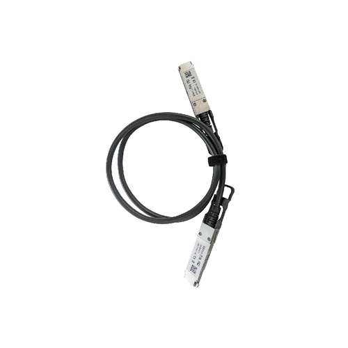 Mikrotik Q+DA0001 - кабель 1 метр QSFP+ 40 Гбит/с кабель mikrotik xs da0001 26 см 1 метр вес 0 1 кг гарантия 1 год