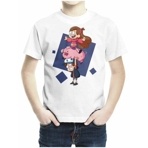 фото Футболка каждому своё, размер 134, белый