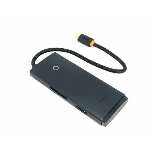 Хаб Type-C Baseus Lite Series 6-Port с картридером черный 637500₽