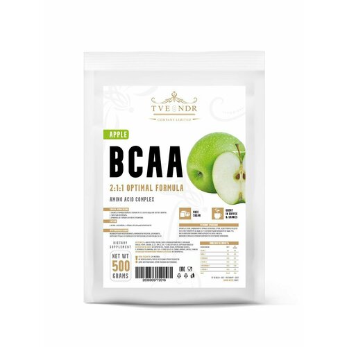 фото Tvendr company limited порошок bcaa 2:1:1 500гр. яблоко