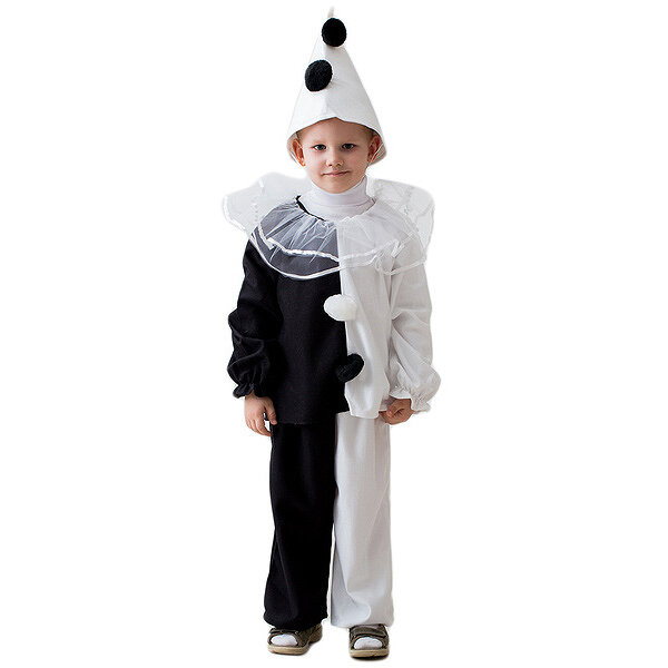Бока С Карнавальный костюм Пьеро, рост 104-116 см 1078