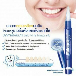 Карандаш Mistine "White Teeth" для отбеливания зубной эмали с витамином С.