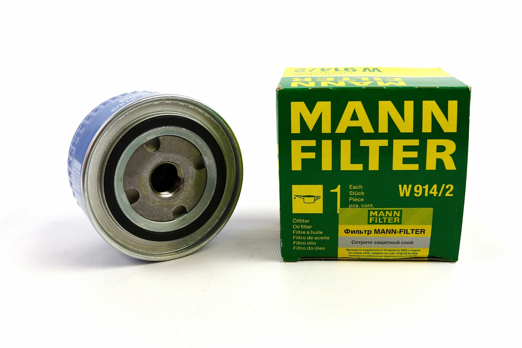 Масляный фильтр MANN-FILTER W 914/2