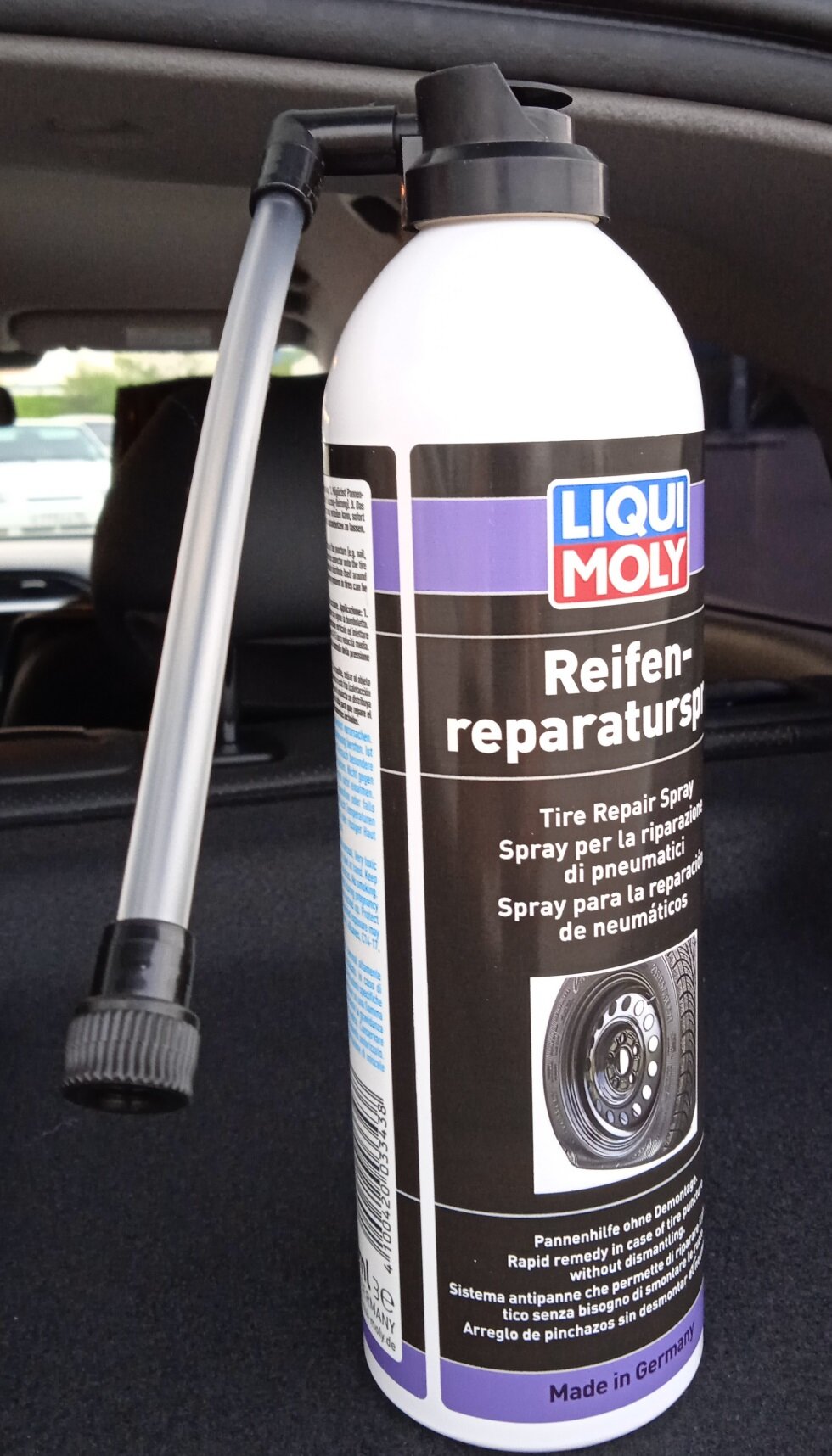 Герметик Liqui Moly Reifen-Reparatur-Spray 500мл (3343) - фото №4