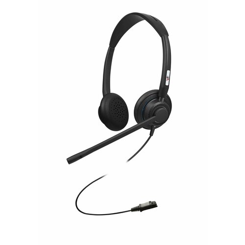 VoiceXpert VXH-700DQ - проводная гарнитура с разъемом QD QD-Plantronics 2 динамика шумоподавление 540500₽