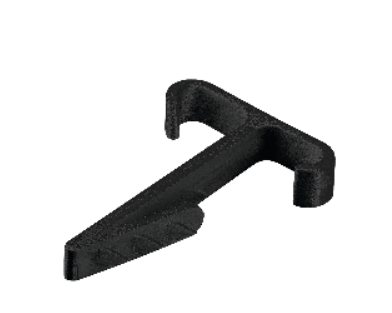 Дюбель-хомут для плоского кабеля Т-образный 2-12 мм черный (100 шт.) TDM SQ0539-0041