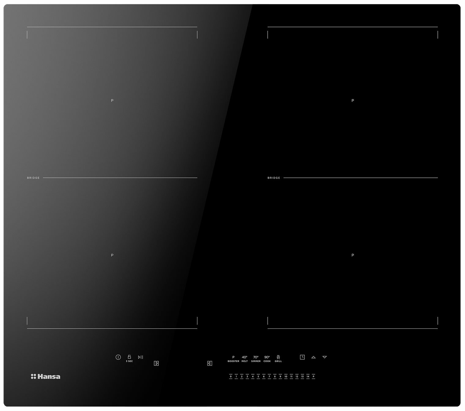 Индукционная варочная поверхность Hansa BHI67906 черный - фото №18