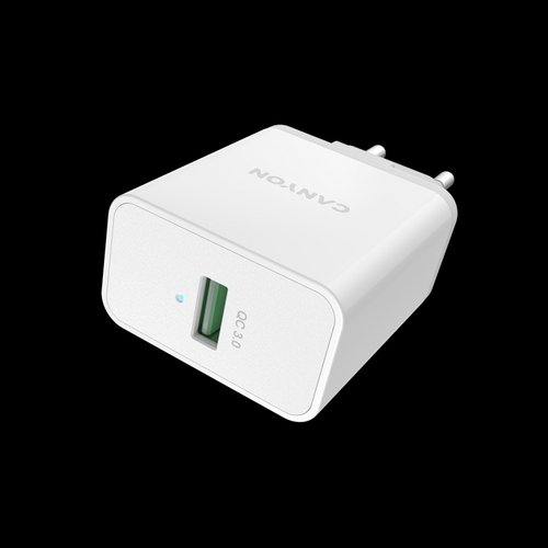 Сетевое зарядное устройство Canyon CNE-CHA36W01 белый