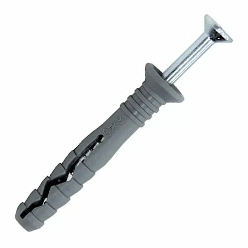 Дюбель-гвоздь 5х30 (уп. 100 шт) потайной бортик полипропилен STALMAX LDP-P