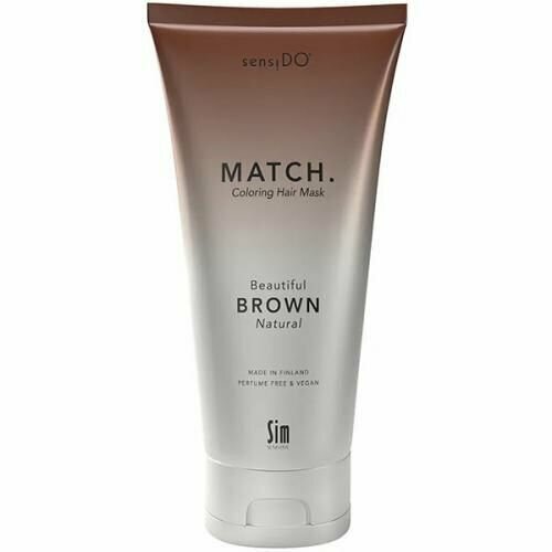 Sim Sensitive Маска оттеночная SensiDo Match Beautiful Brown Natural коричневый натуральный, 200 мл