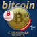 Монета сувенирная подарочная Bitcoin BTC Биткоин в пластиковом прозрачном футляр...