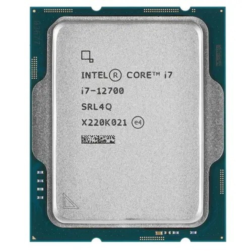 Процессор CPU Intel Core i7-12700 Alder Lake OEM 2.1 ГГц/ 4.8 ГГц в режиме Turbo, 25MB, Intel UHD Graphics 770, LGA1700