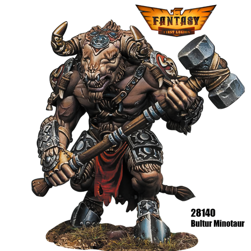 Миниатюра для настольных игр, First Legion, Минотавр Балтур, (28140), 130х90х50мм, 70гр