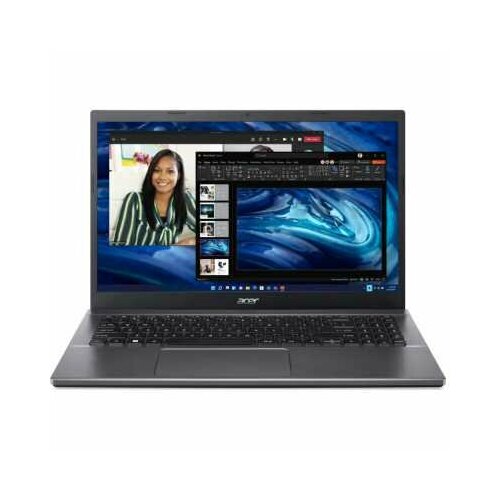 Ноутбук Acer Extensa 15 EX215-55-53N5 Intel Core i5 1235U, 1.3 GHz - 4.4 GHz, 8192 Mb, 15.6" Full HD 1920x1080, 512 Gb SSD, DVD нет, Intel Iris Xe Graphics, No OS, черный, 1.78 кг, NX. EGYER.01Y серый, черный