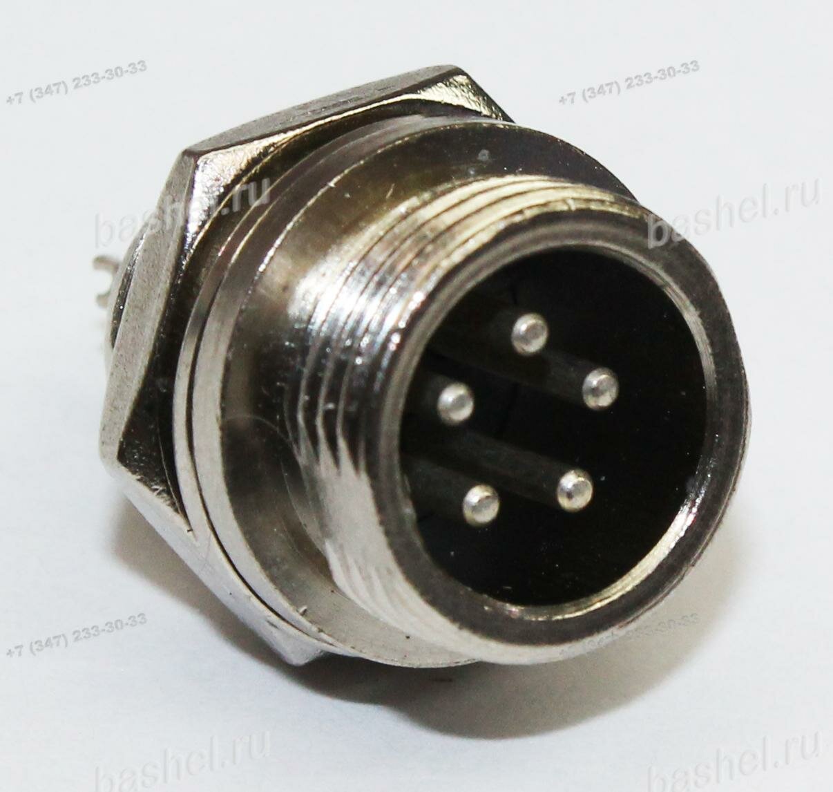 Штекер 5 pin блочный GX16 12M-5B