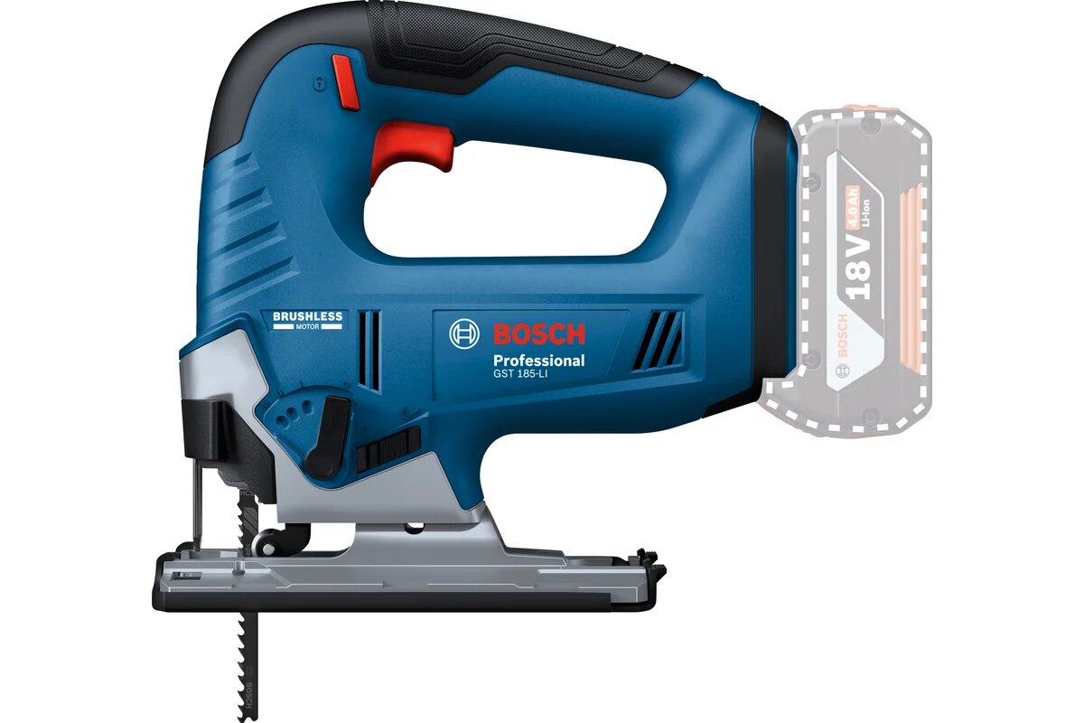 Bosch Акк. Лобзиковая пила GST 185-LI (соло) 06015B3021