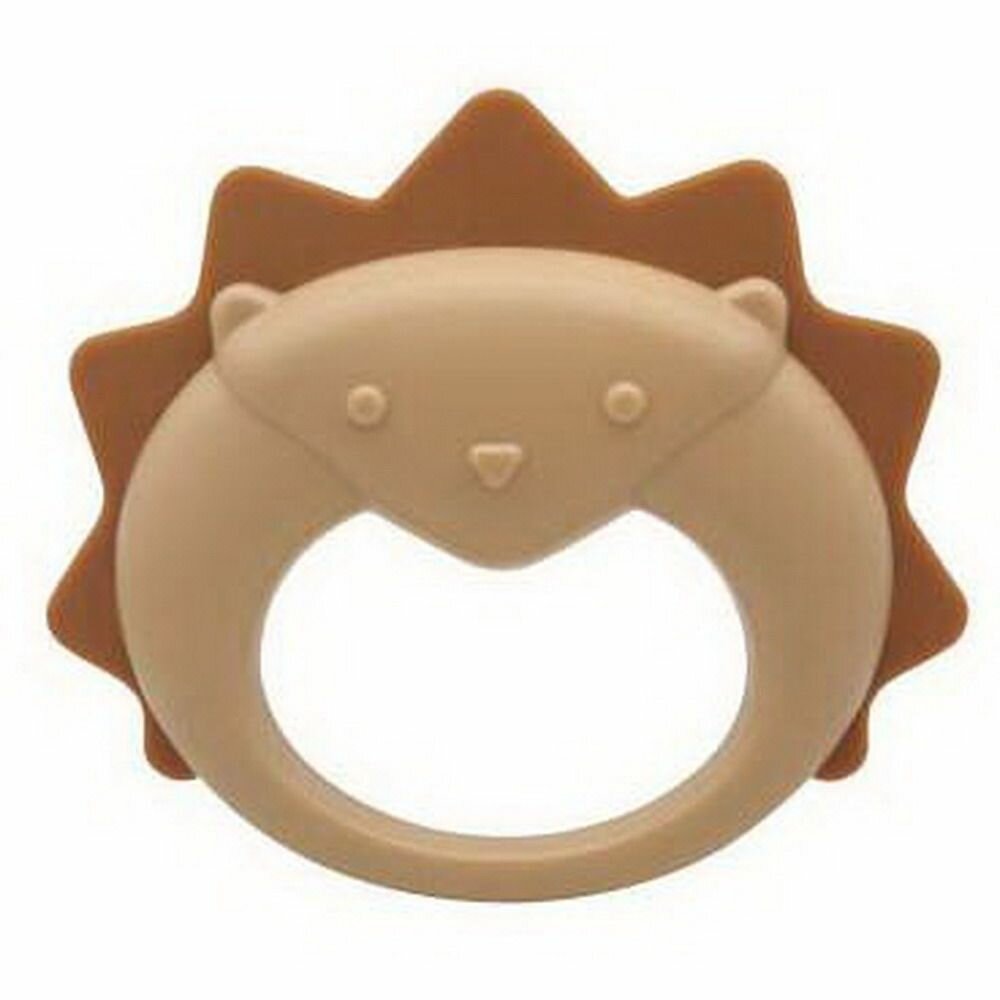 Погремушка-прорезыватель "Ёжик" Huanger, от рождения, пластик, цвет коричневый — фото 1