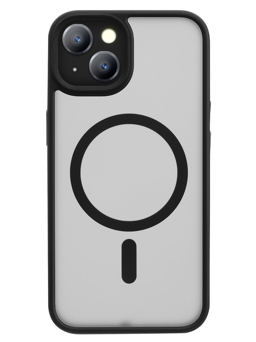 Чехол на iPhone 15 Dfans Design MagSafe — магнитный, ударопрочный с защитой камеры — фото 1