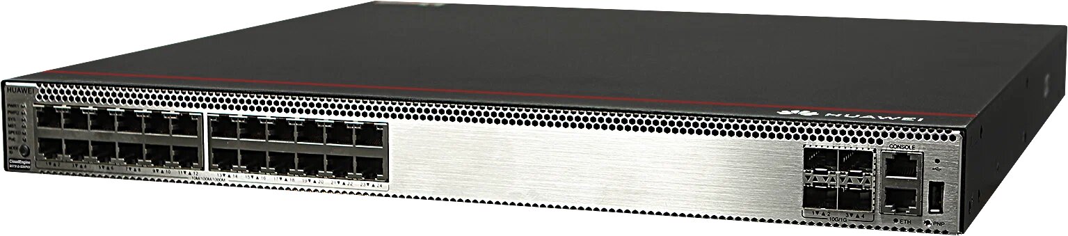 Коммутатор Huawei S5731-H24T4XC, 24 Ethernet-порта, 442 х 420 х 43.6 мм, черный, серый