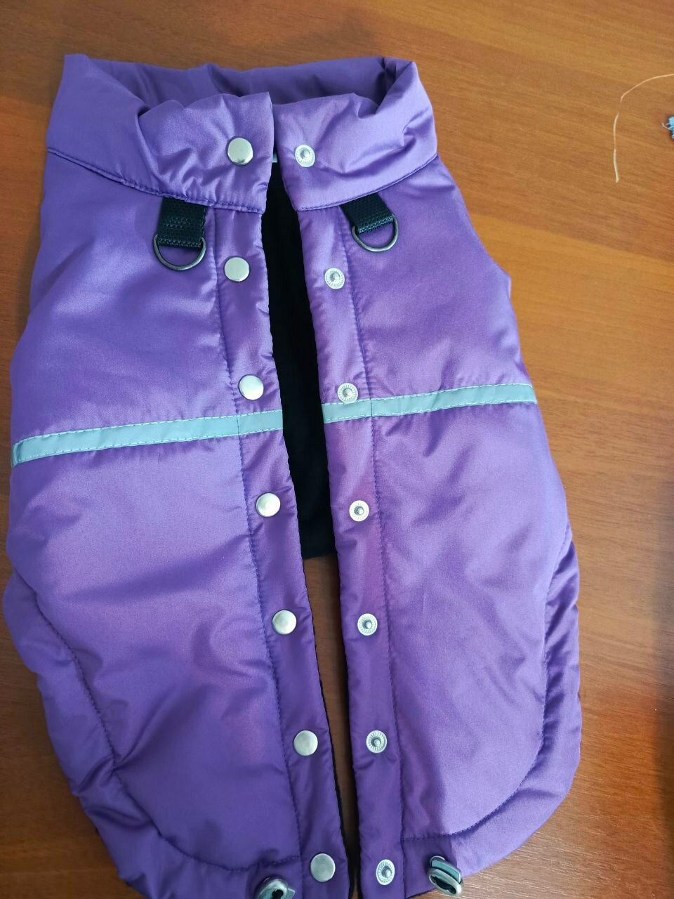 Жилетка для собак "Комфорт и стиль", демисезонная, фиолетовая, размер L — фото 1