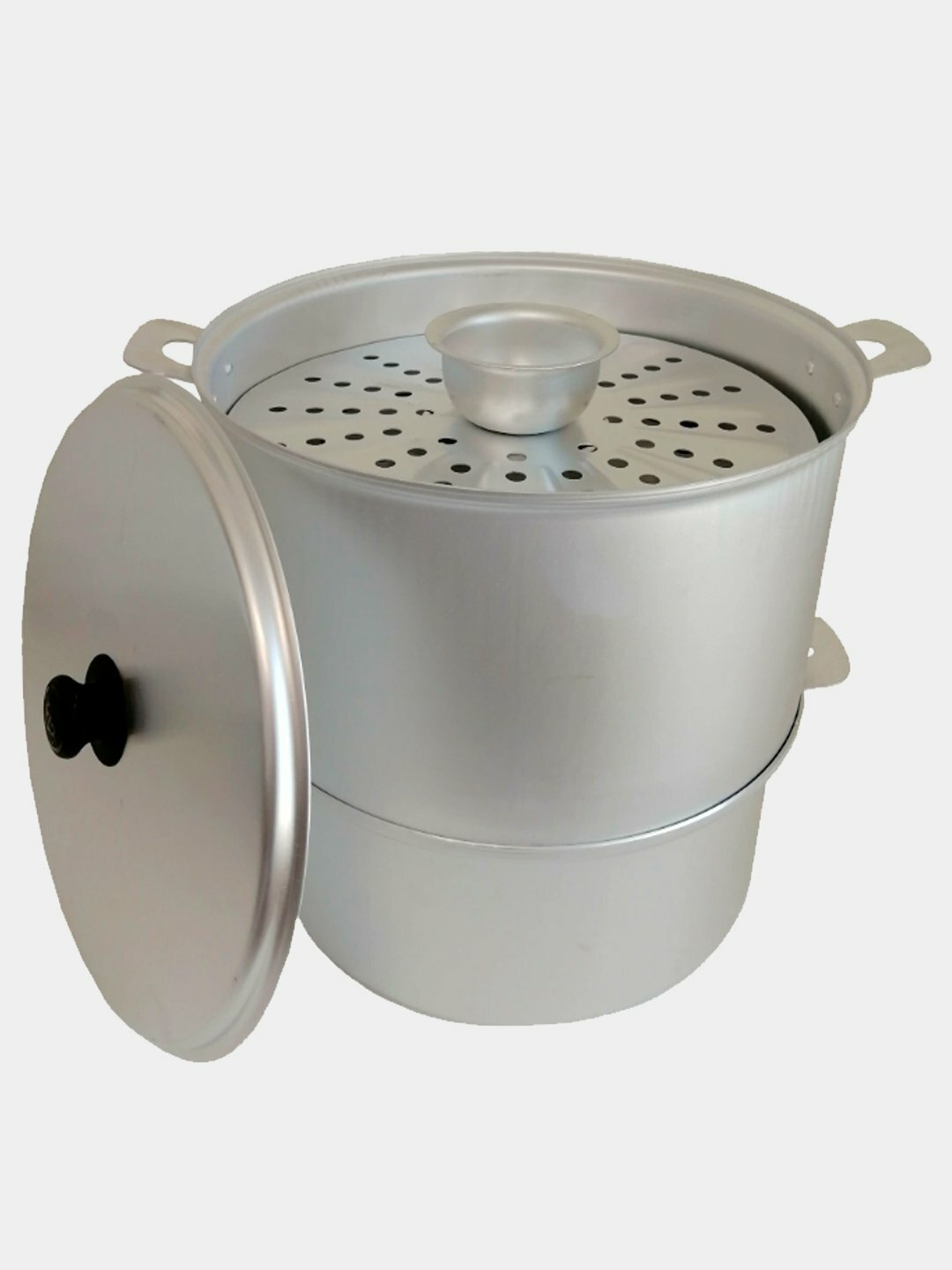 Манты-казан Kalitva мантоварка для ханума, мантов, хинкали, 10 литров, 4 диска — фото 1