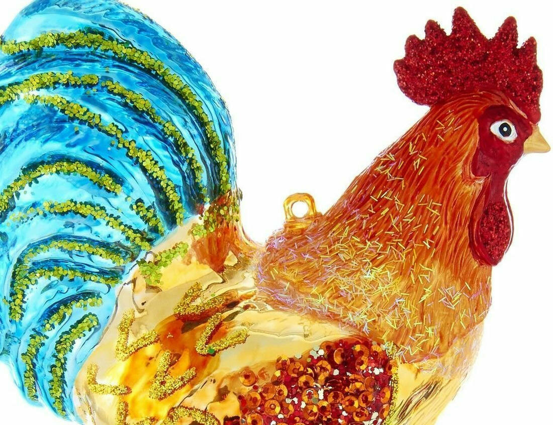 Ёлочная игрушка, стекло, 9 см, Kurts Adler — фото 1