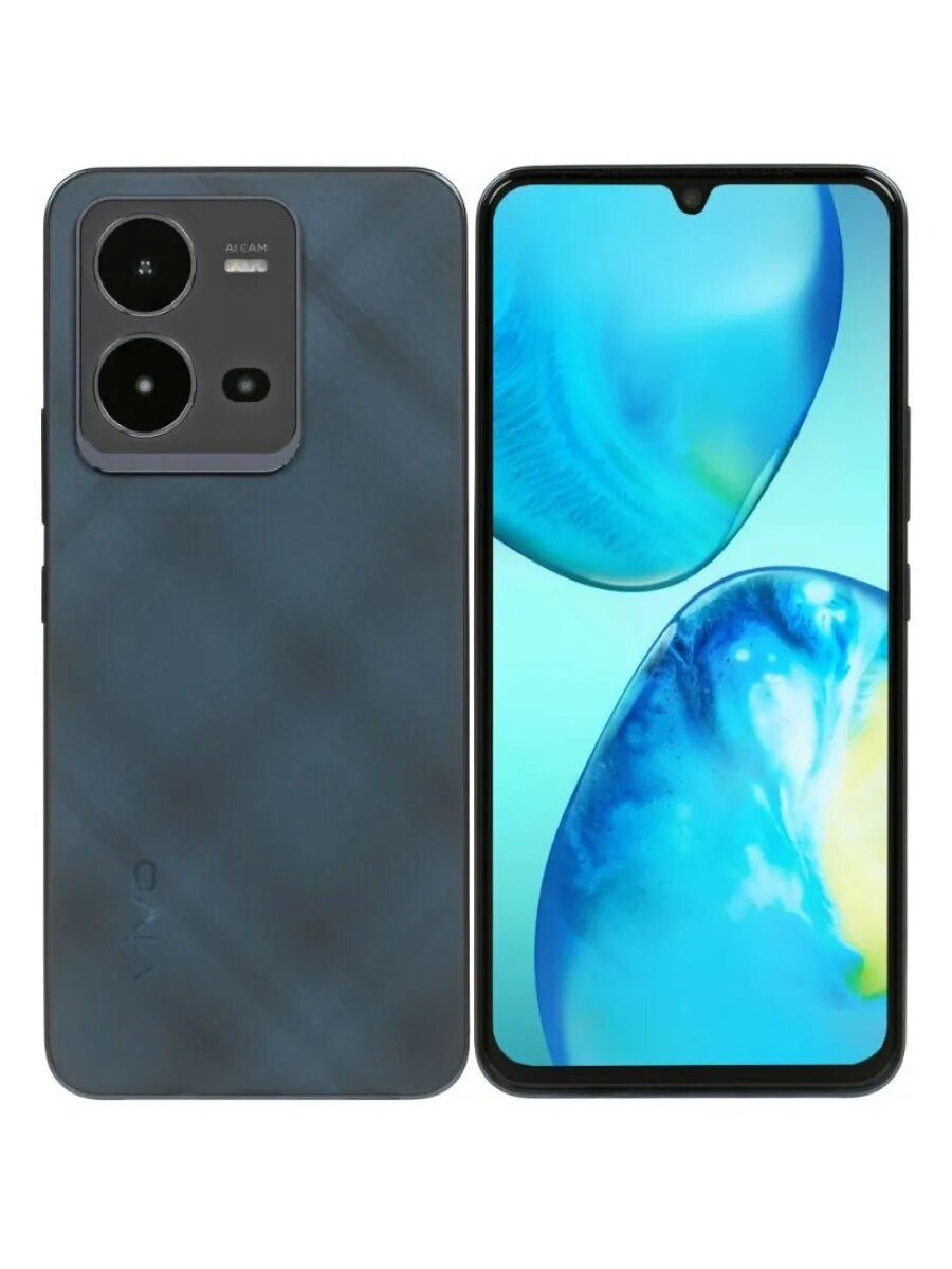 6.44" Смартфон V25e V2201 5662341 LTE 8+128 ГБ черный РСТ