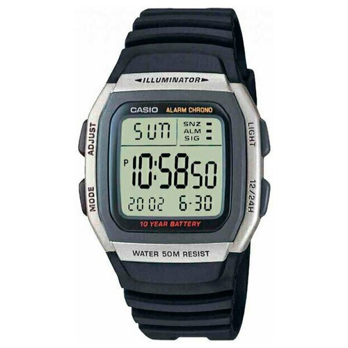 фото Японские часы наручные мужские casio collection w-96h-1a с гарантией
