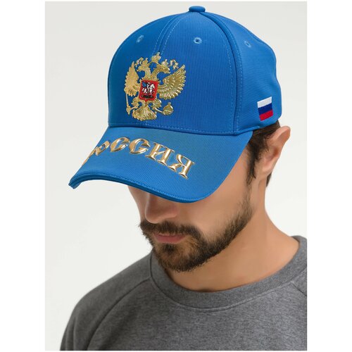 фото Спортивная кепка фокс спорт с гербом и флагом россии