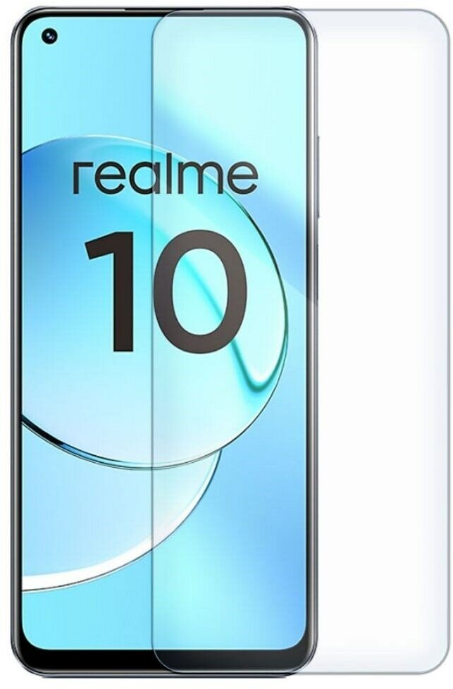 Стекло защитное гибридное Krutoff для Realme 10 4G