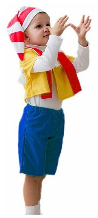 Бока С Карнавальный костюм Буратино, рост 122-134 см 1000