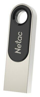 Флеш-диск 16 GB NETAC U278 USB 2.0 металлический корпус серебристый/черный NT03U278N-016G-20PN