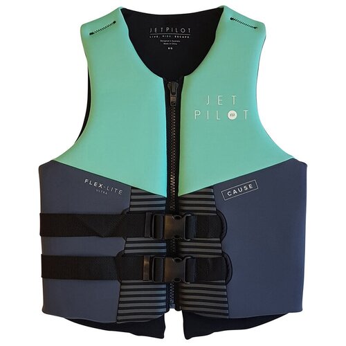 Жилет водный женский Jetpilot cause neo vest iso 50n teal, размер L спасательный жилет сертифицированный golden fish 90 110 кг