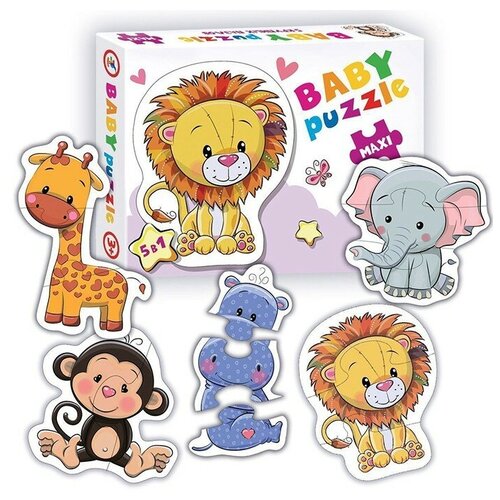 Пазл Baby Puzzle. Веселый зоопарк 4017 пазл дрофа медиа baby puzzle радужные единороги