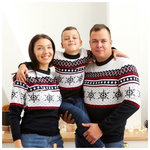 Свитер новогодний вязанный KAFTAN Snow размер 44 57580₽