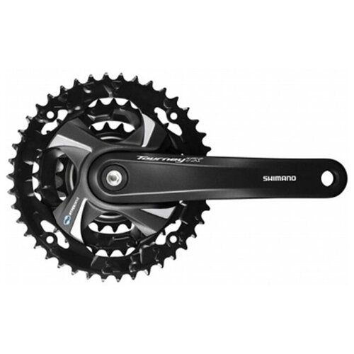 Шатуны SHIMANO FC-TX801 комплект с ведущей звездой SQR 170 мм система шатунов велосипедная shimano tourney fc ty501 175 мм 42 34 24 под квадрат без защитой afcty501e244xlb