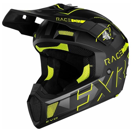 Шлем кроссовый зимний снегоходный FXR Clutch Evo Hivis, S