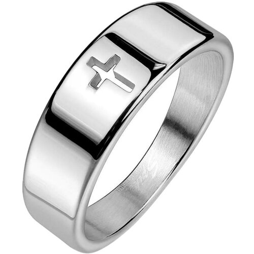 фото Кольцо spikes, нержавеющая сталь, размер 15.5