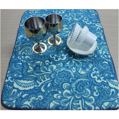 Коврик для сушки посуды из микрофибры 40*45 CITY UP