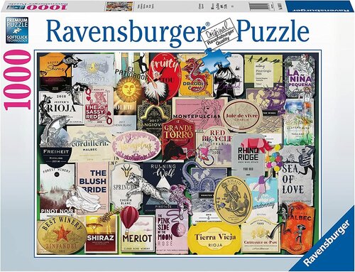 Пазл Ravensburger 1000 деталей: Винные этикетки