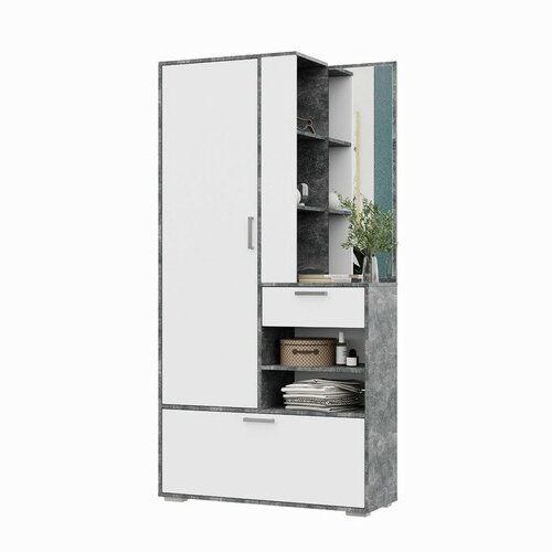 Прихожая Верден 1000х354х1950 БелыйАтелье светлое 26924₽