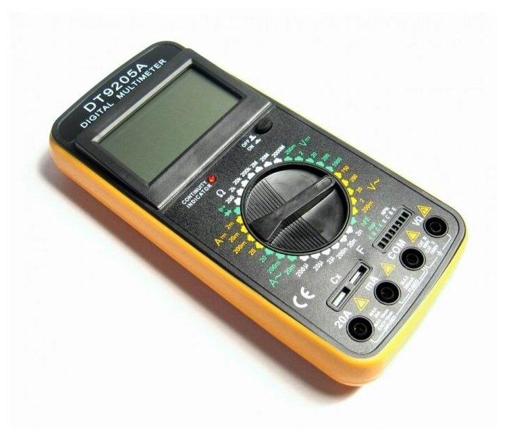 Мультиметр DT-9502A, Мультитестер электрический цифровой - фотография № 11