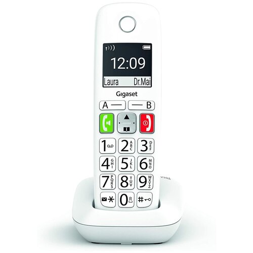 Трубка дополнительная Dect Gigaset E290HX HSB RUS, белый, для E290