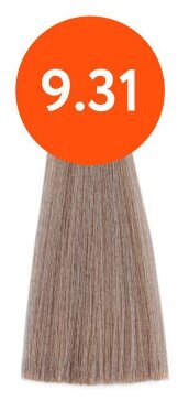 Краска для волос Ollin Professional N-JOY Крем-краска для седых волос 100мл, Цвет 9/31 блондин золотисто-пепельный