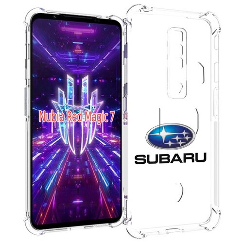 Чехол MyPads subaru-4 мужской для ZTE Nubia Red Magic 7 задняя-панель-накладка-бампер чехол mypads subaru 4 мужской для zte nubia red magic 1 5g задняя панель накладка бампер