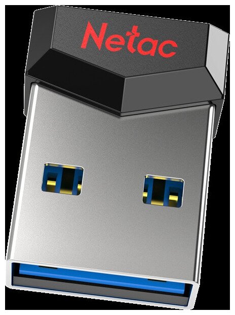 Накопитель USB 20 16GB Netac NT03UM81N-016G-20BK чёрный