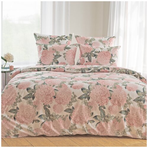 Комплект постельного белья La Prima постельное бельё мако-сатин клементина, размер 1.5 спальный (145x215см)